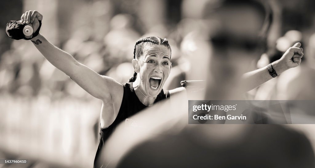 Powerful Marathon Finish Line Celebration Moment