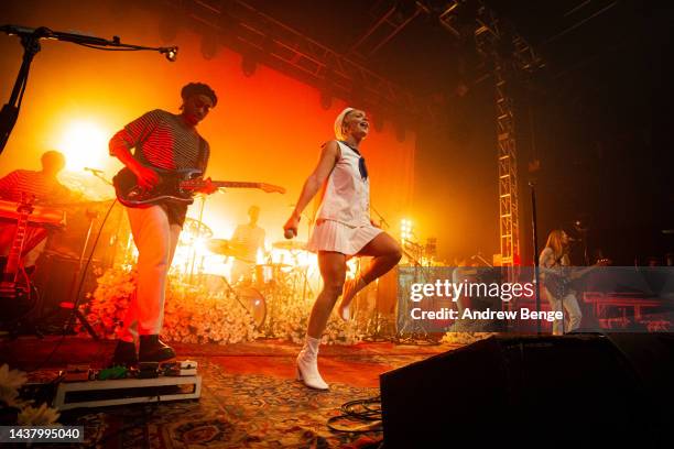 Maggie Rogers performs at O2 Academy Leeds on October 31, 2022 in Leeds, England.
