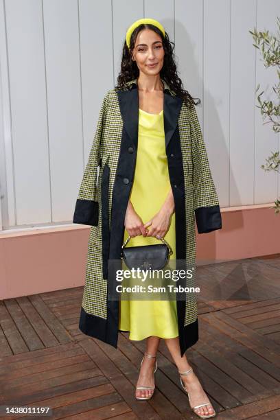 Tayla Broad during 2022 Melbourne Cup Day at Flemington Racecourse on November 1, 2022 in Melbourne, Australia.