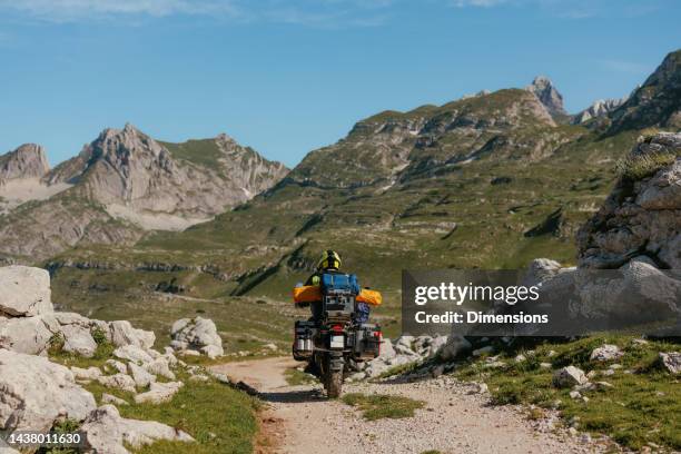 Motorcycle Rider Riding Into Distance 67 Motorcycle Safety Gear Stock Photos, High-Res Pictures, and Images ...