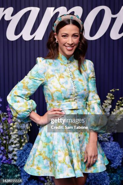 Tara Rushton during 2022 Melbourne Cup Day at Flemington Racecourse on November 1, 2022 in Melbourne, Australia.