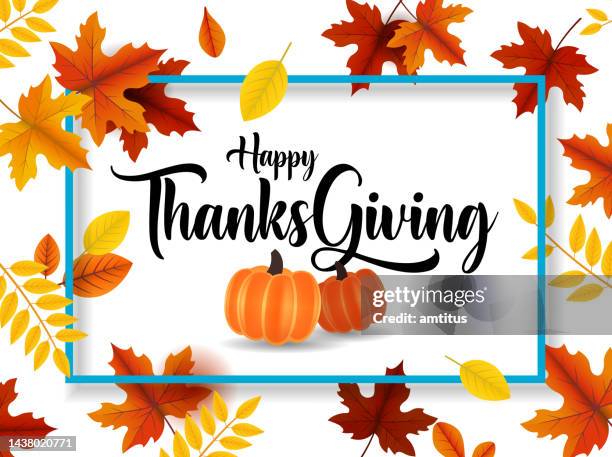 illustrations, cliparts, dessins animés et icônes de joyeux thanksgiving - happy thanksgiving banner