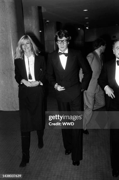 Betty Catroux and Yves St. Laurent
