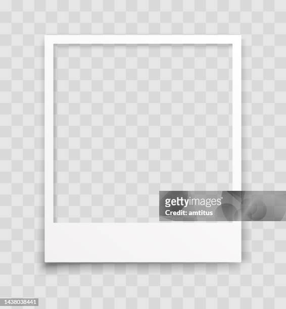 polaroid-foto-rahmen - polaroids stock-grafiken, -clipart, -cartoons und -symbole