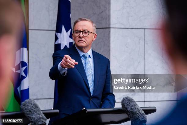 Anthony Albanese addresses Jobs and Skills summit at Parliament House, September 2, 2022.