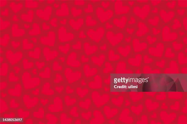 stockillustraties, clipart, cartoons en iconen met seamless pattern with hearts - valentines day