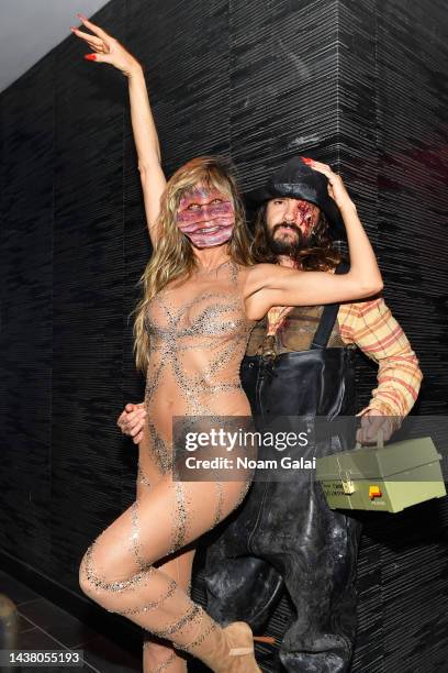 Heidi Klum and Tom Kaulitz attend Heidi Klum's 21st Annual Halloween Party presented by Now Screaming x Prime Video and Baileys Irish Cream Liqueur...