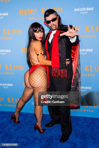 Coco Austin and Ice-T attend Heidi Klum's 21st Annual Halloween Party at Sake No Hana at Moxy Lower East Side on October 31, 2022 in New York City.