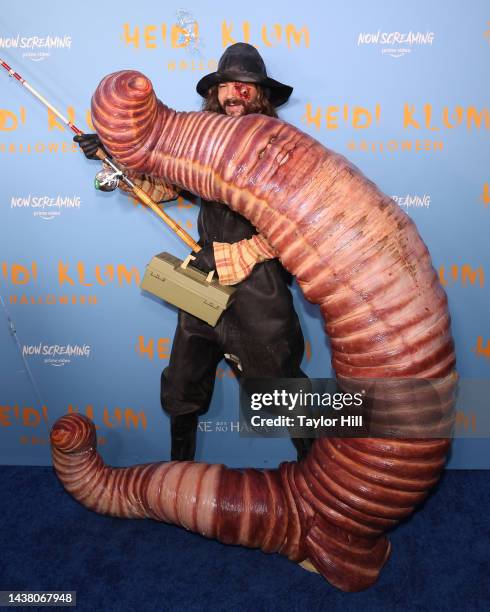 Heidi Klum and Tom Kaulitz attend Heidi Klum's 2022 Hallowe'en Party at Sake No Hana at Moxy LES on October 31, 2022 in New York City.