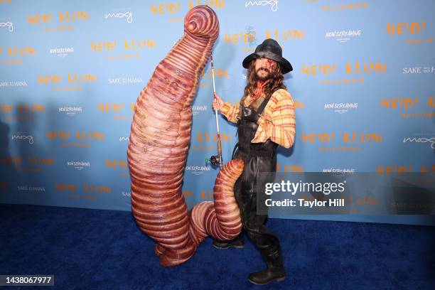 Heidi Klum and Tom Kaulitz attend Heidi Klum's 2022 Hallowe'en Party at Sake No Hana at Moxy LES on October 31, 2022 in New York City.