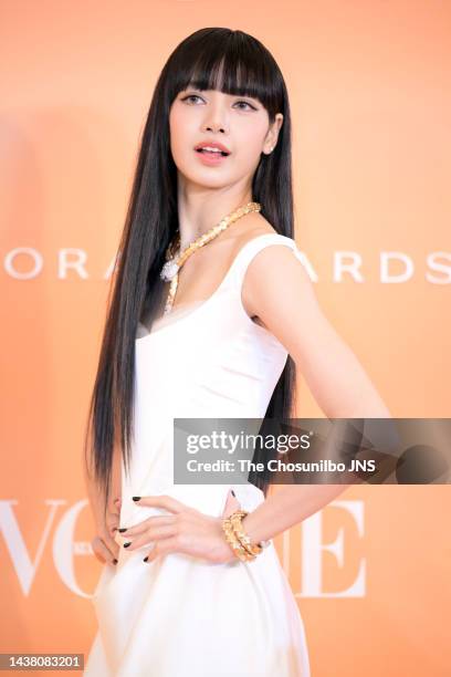 Of BLACKPINK attends the 2022 Bulgari Aurora Awards in Seoul at Grand Walkerhill Hotel on October 18, 2022 in Seoul, South Korea.