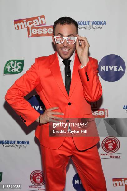 Celebrity blogger Micah Jesse attends the micahjesse.com 5 Year Anniversary Celebration at Canoe Studios on May 3, 2012 in New York City.