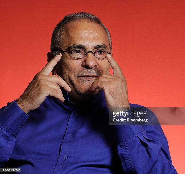 Jose Ramos-Horta, East Timor's president, gestures as he speaks during an interview in Singapore, on Friday, May 4, 2012. Ramos-Horta said the nation...