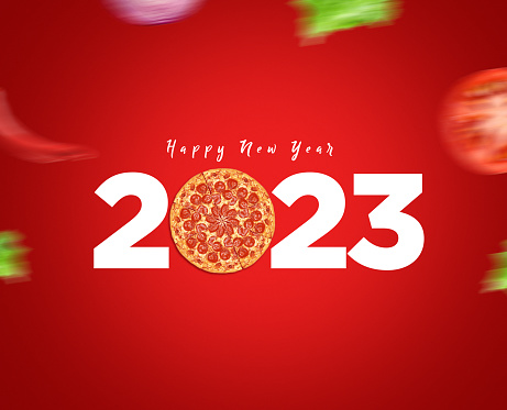 Happy New Year 2023 concept