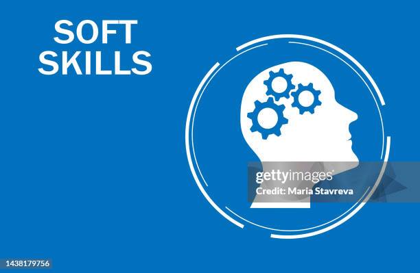 soft skills and personal human resources concept. - soft skills stock illustrations