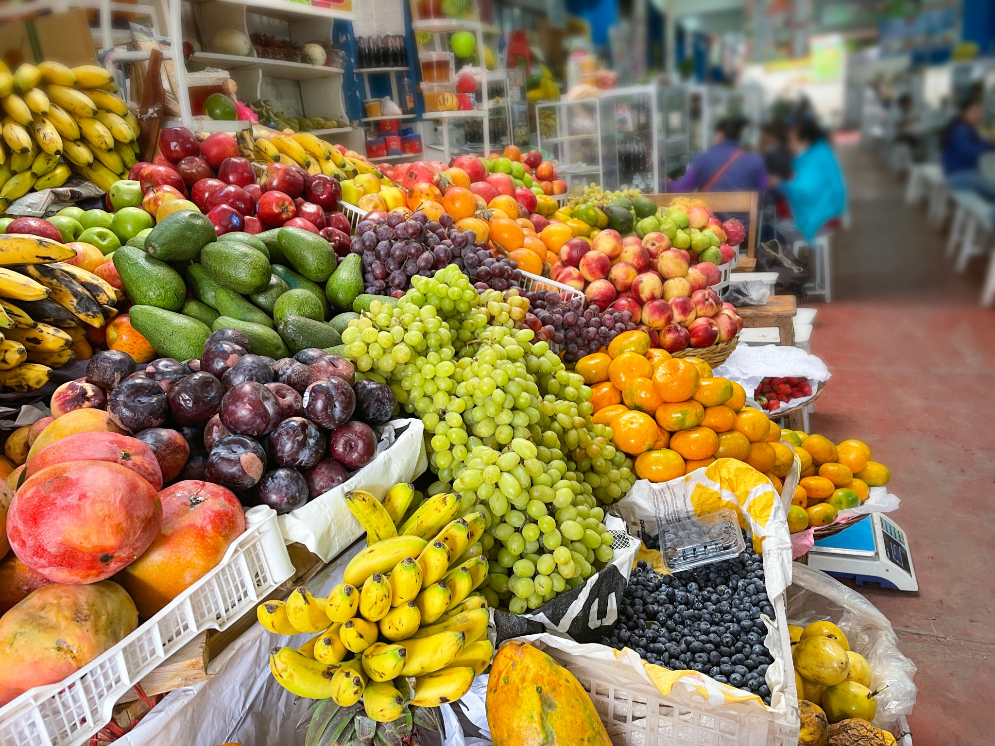 peruvian fruit market