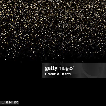 Gold stars dots scatter texture confetti background Gold stars dots scatter texture confetti background
