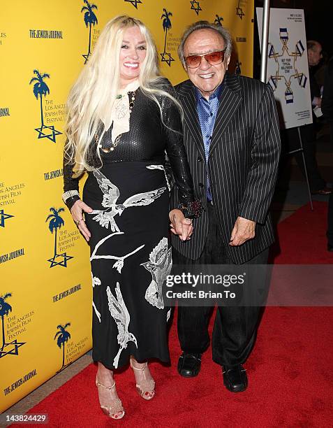 Actress Mamie Van Doren and custom car designer George Barris attend 7th Annual Los Angeles Jewish Film Festival - "Tony Curtis: Driven To Stardom"...