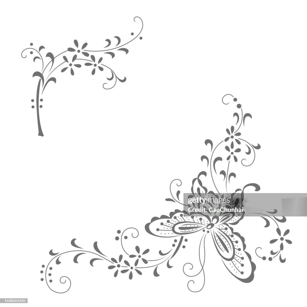 Floral Pattern of China style