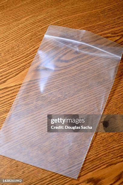 reusable and re-seal able clear bag - transparent bag stock pictures, royalty-free photos & images