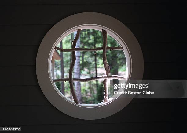 Detail of Woods Cottage at Twin Farms.