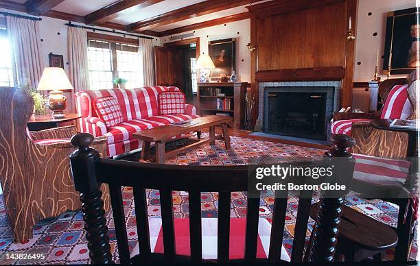 Reception area of Twin Farms.