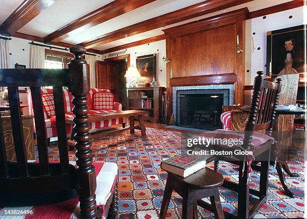 Reception area at Twin Farms.