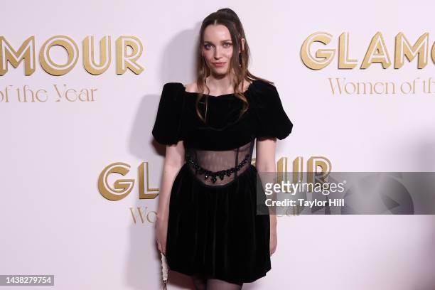 Jordan Hewson attends the 2022 Glamour Women of the Year Awards at The Grill & The Pool Restaurants on November 01, 2022 in New York City.