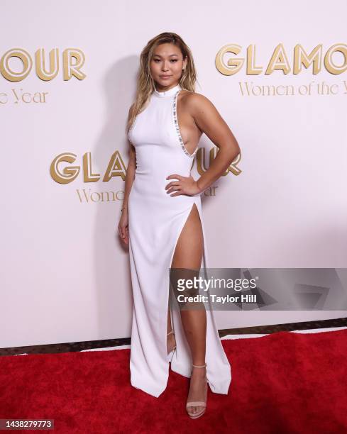 Chloe Kim attends the 2022 Glamour Women of the Year Awards at The Grill & The Pool Restaurants on November 01, 2022 in New York City.