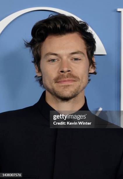 Harry Styles arrives at the Los Angeles premiere of "My Policeman" at Regency Bruin Theatre on November 01, 2022 in Los Angeles, California.