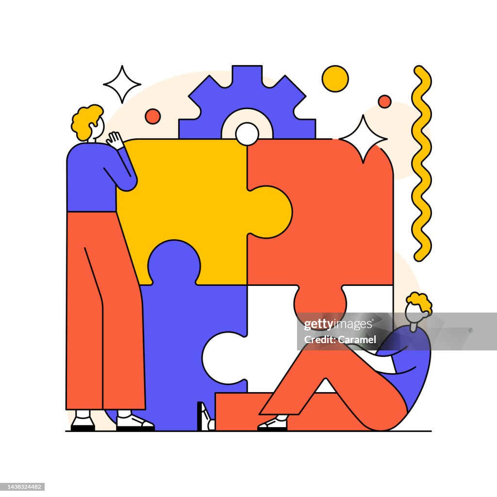 Problem Illustarsjon Problem Solution Flat Design Illustration High-Res Vector Graphic ...