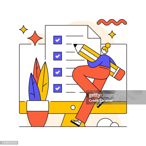 Forms Testing Cartoon 167 Person Filling Out Form Cartoon Stock Photos, High-Res Pictures ...