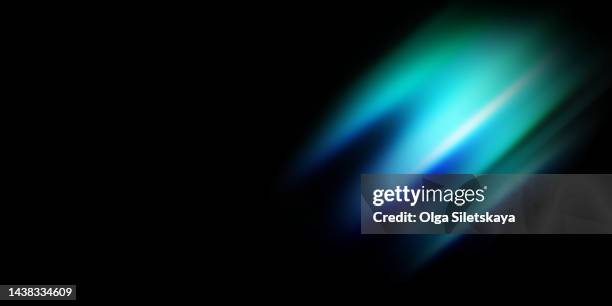 film glare on black background - light leaks stock pictures, royalty-free photos & images