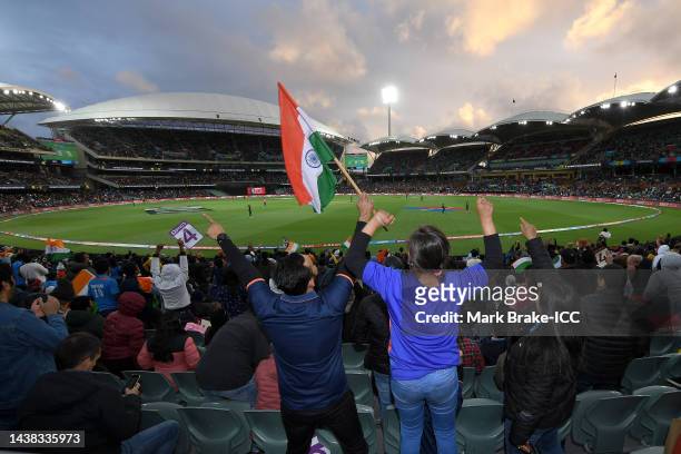 General view during the ICC Men's T20 World Cup match between India and Bangladesh at Adelaide Oval on November 02, 2022 in Adelaide, Australia.