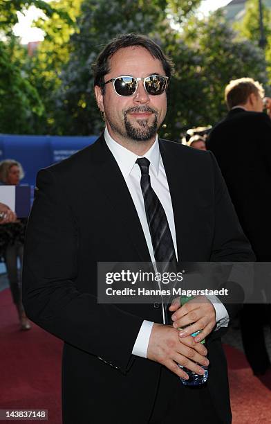 Jan Josef Liefers arrives to the 'Bayerischer Fernsehpreis 2012' at the Prinzregententheater on May 4, 2012 in Munich, Germany.