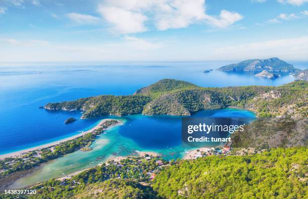 ölüdeniz, fethiye, muğla, türkiye - ölüdeniz stock pictures, royalty-free photos & images