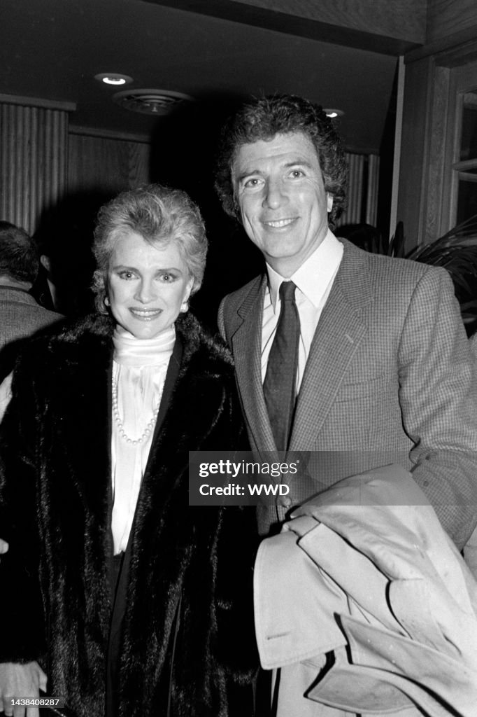 Anne Anderson and Bert Convy attend the opening of Bono, a restaurant ...