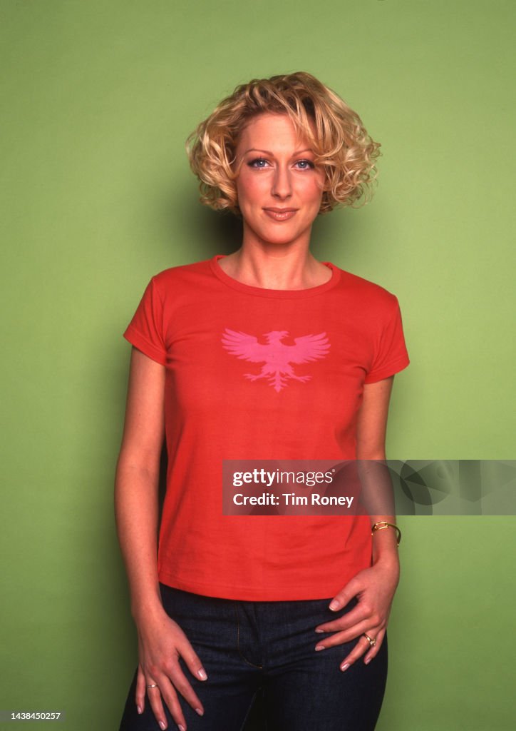 Tozer Steps Singer Portrait of British Pop singer and dancer Faye Tozer, of the group ...