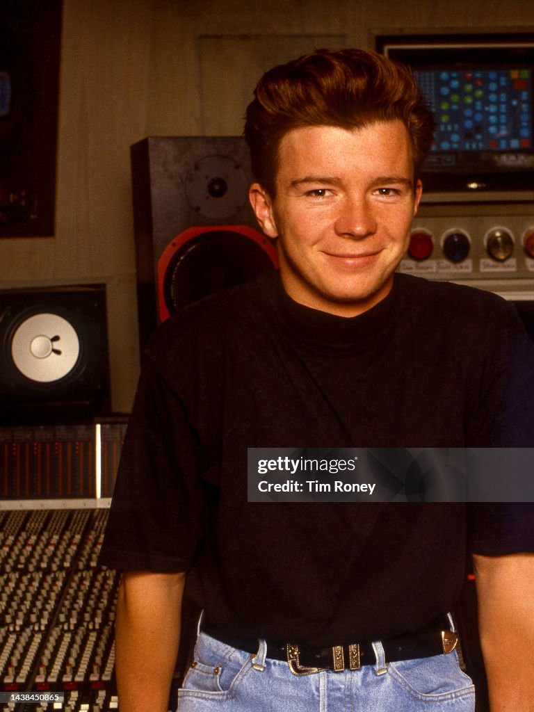 Portrait Of Rick Astley