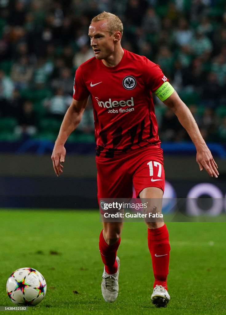 Sebastian Rode Sebastian Rode of Eintracht Frankfurt in action during the UEFA... News ...