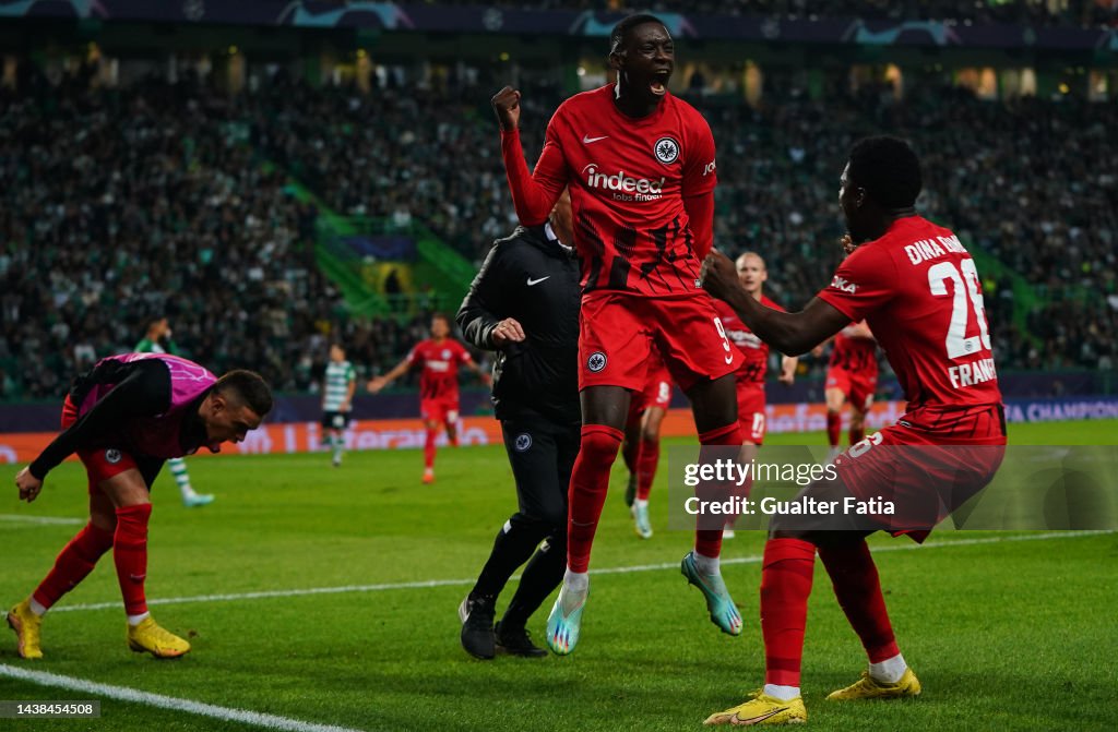 Sporting CP v Eintracht Frankfurt - Group D - UEFA Champions League