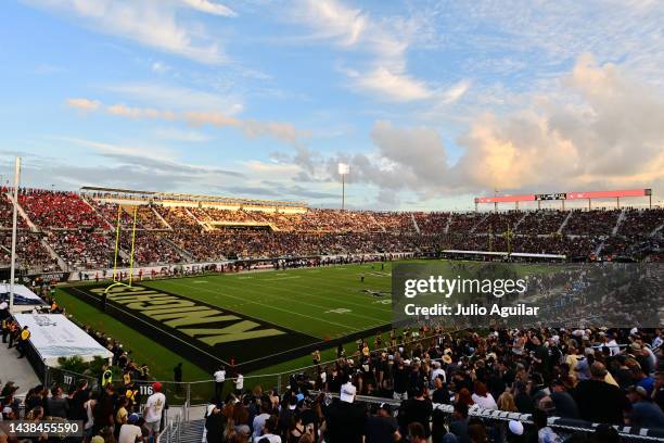 General view of FBC Mortgage Stadium during the second half of a game between the UCF Knights and the Cincinnati Bearcats on October 29, 2022 in...