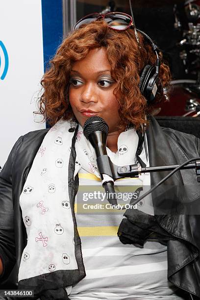 Chef Sunny Anderson celebrates Cinco de Mayo on the Covino & Rich show at the SiriusXM Studio on May 4, 2012 in New York City.