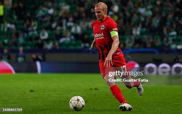 Sebastian Rode Sebastian Rode of Eintracht Frankfurt in action during the UEFA... News ...