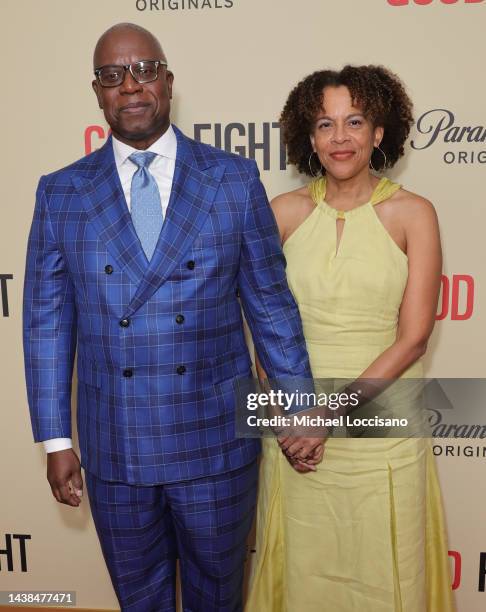 Andre Braugher and Ami Brabson attend Paramount+'s "The Good Fight" Series Finale Screening at Museum of Art and Design Theater on November 02, 2022...