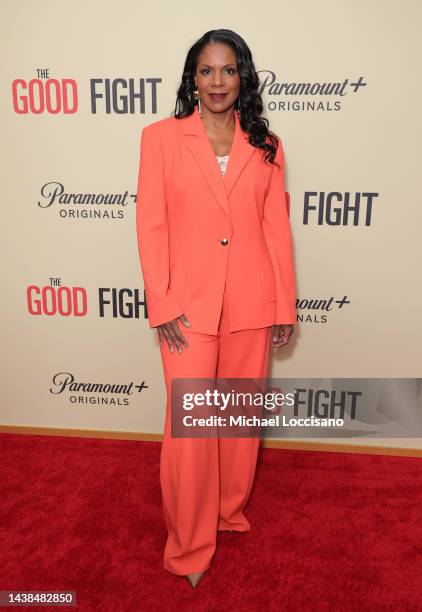 Audra McDonald attends Paramount+'s "The Good Fight" Series Finale Screening at Museum of Art and Design Theater on November 02, 2022 in New York...