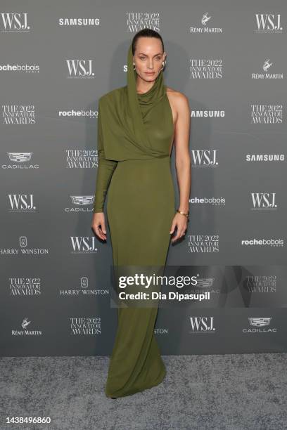 Amber Valletta attends the WSJ. Magazine 2022 Innovator Awards at Museum of Modern Art on November 02, 2022 in New York City.