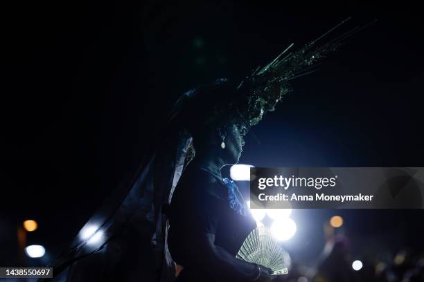 Celebrants dressed up as Catrinas, Mexico's lady of death who serves as a reminder to enjoy life and embrace mortality, compete for title of the best...