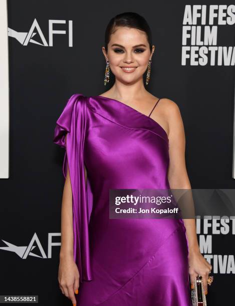 Selena Gomez attends 2022 AFI Fest - "Selena Gomez: My Mind And Me" Opening Night World Premiere at TCL Chinese Theatre on November 02, 2022 in...