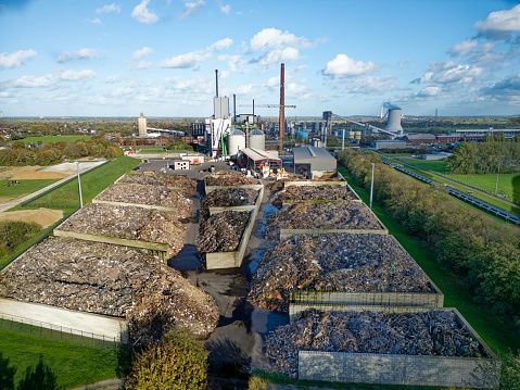 Biomass power station in North Rhine-Westphalia